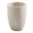 ZAHNPUTZBECHER - Creme, Stein (7.5/10cm)