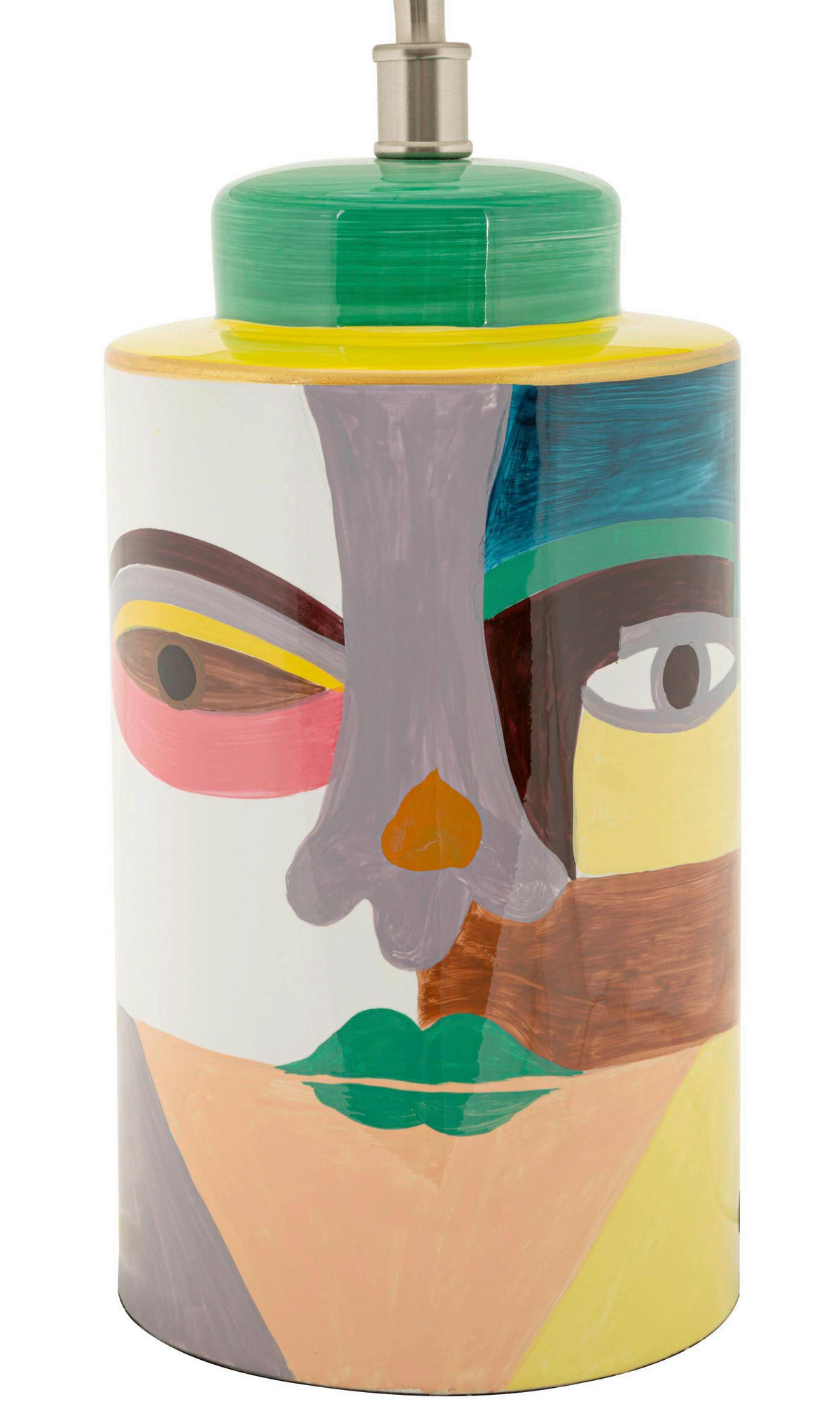 TISCHLEUCHTE   - Multicolor, Basics, Keramik/Textil (40/65/40cm)