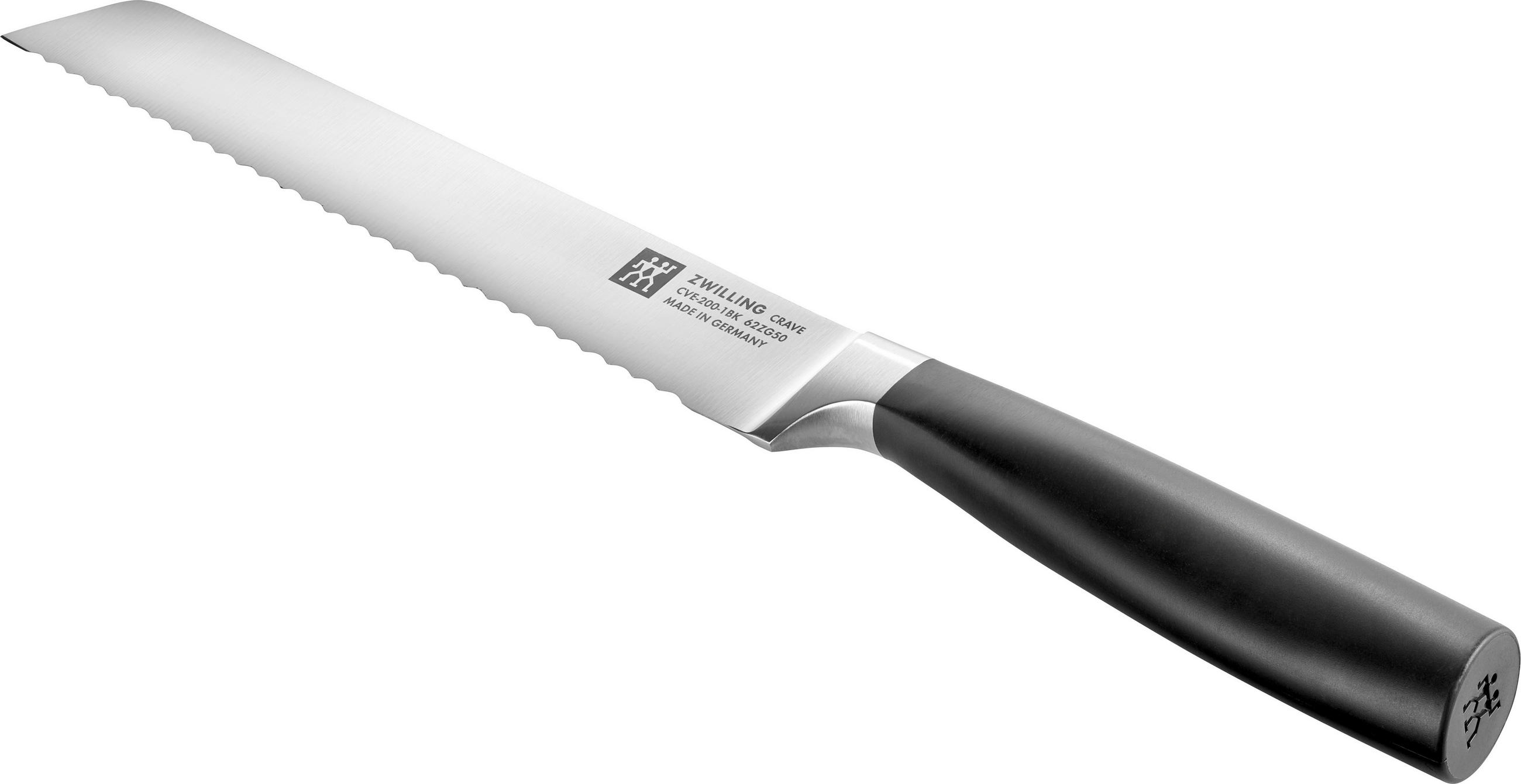 BROTMESSER Crave  - Edelstahlfarben/Schwarz, Basics, Kunststoff/Metall (42,5/24,5/2,8cm) - Zwilling