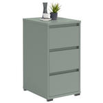 NACHTSCHRANK 40,1/78,9/48 cm  - Anthrazit/Graugrün, Design, Holzwerkstoff/Kunststoff (40,1/78,9/48cm) - Carryhome