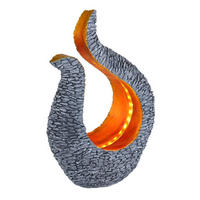SOLARLEUCHTE  - Goldfarben/Grau, Design, Kunststoff (23,5/11/34,5cm) - Globo