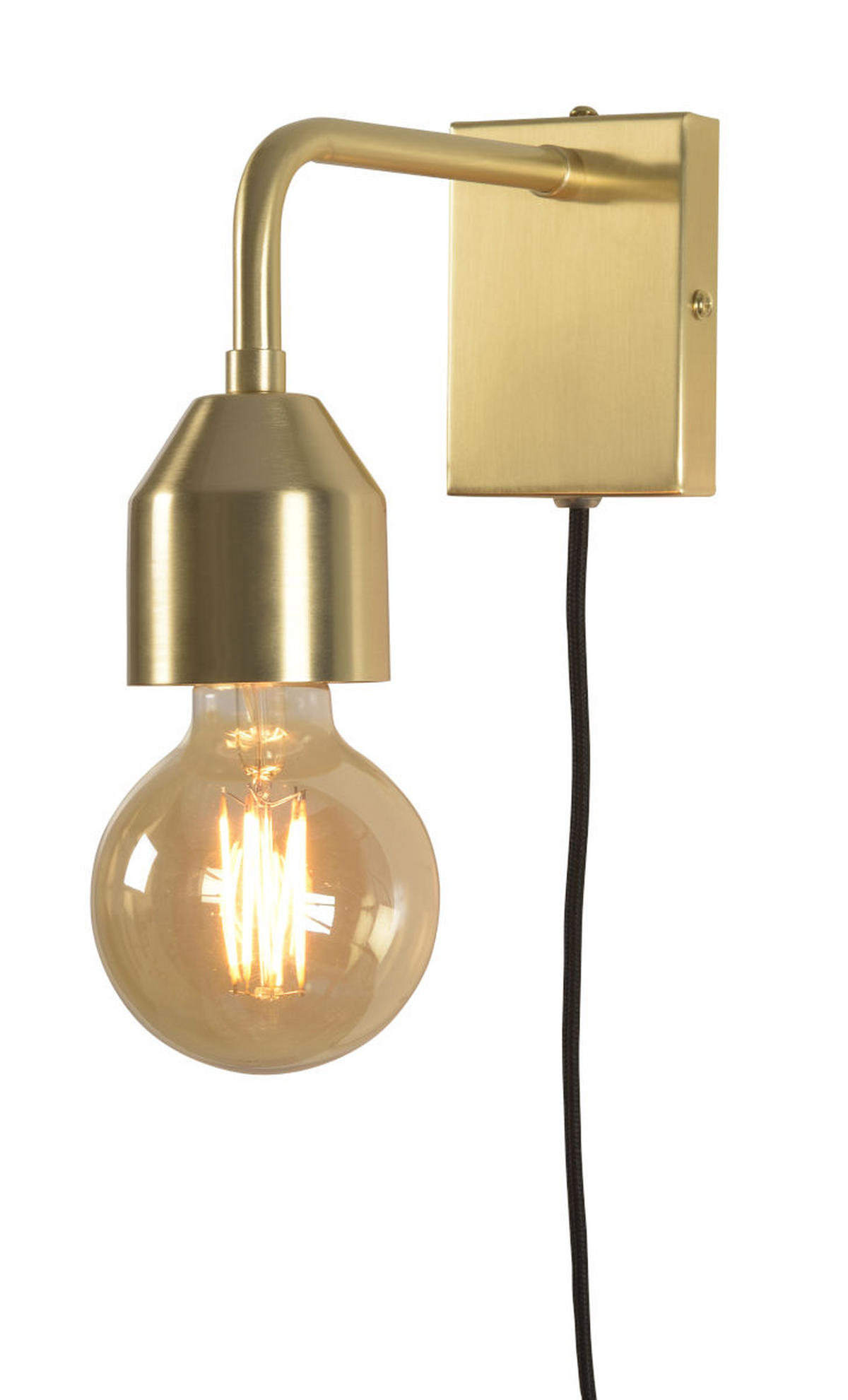 WANDLEUCHTE - Goldfarben, Design, Metall (7/14,7/20,3cm) - It's about Romi