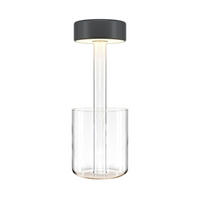 PORTABEL LAMPA AI Collaboration 12/34,8 cm   - svart/transparent, Design, metall/glas (12/34,8cm) - MAYTONI