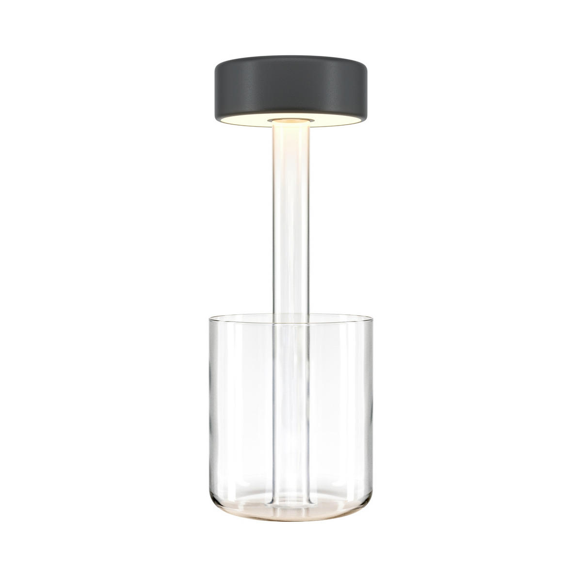 PORTABEL LAMPA AI Collaboration 12/34,8 cm   - svart/transparent, Design, metall/glas (12/34,8cm) - MAYTONI