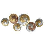 WANDDEKO Metall  - Silberfarben/Goldfarben, Design, Metall (5/43/103cm) - MID.YOU