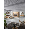 BETT 200/200 cm in Schwarz, Wildeiche - Wildeiche/Schwarz, Design, Holz/Textil (200/200cm) - Valnatura