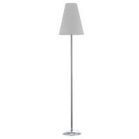 STOJACÍ LAMPA, 35/180 cm  - šedá/barvy chromu, Design, kov/textil (35/180cm)