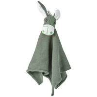 SCHMUSETUCH DOLORES  - Grün, Natur, Textil (35/35cm) - Avelia