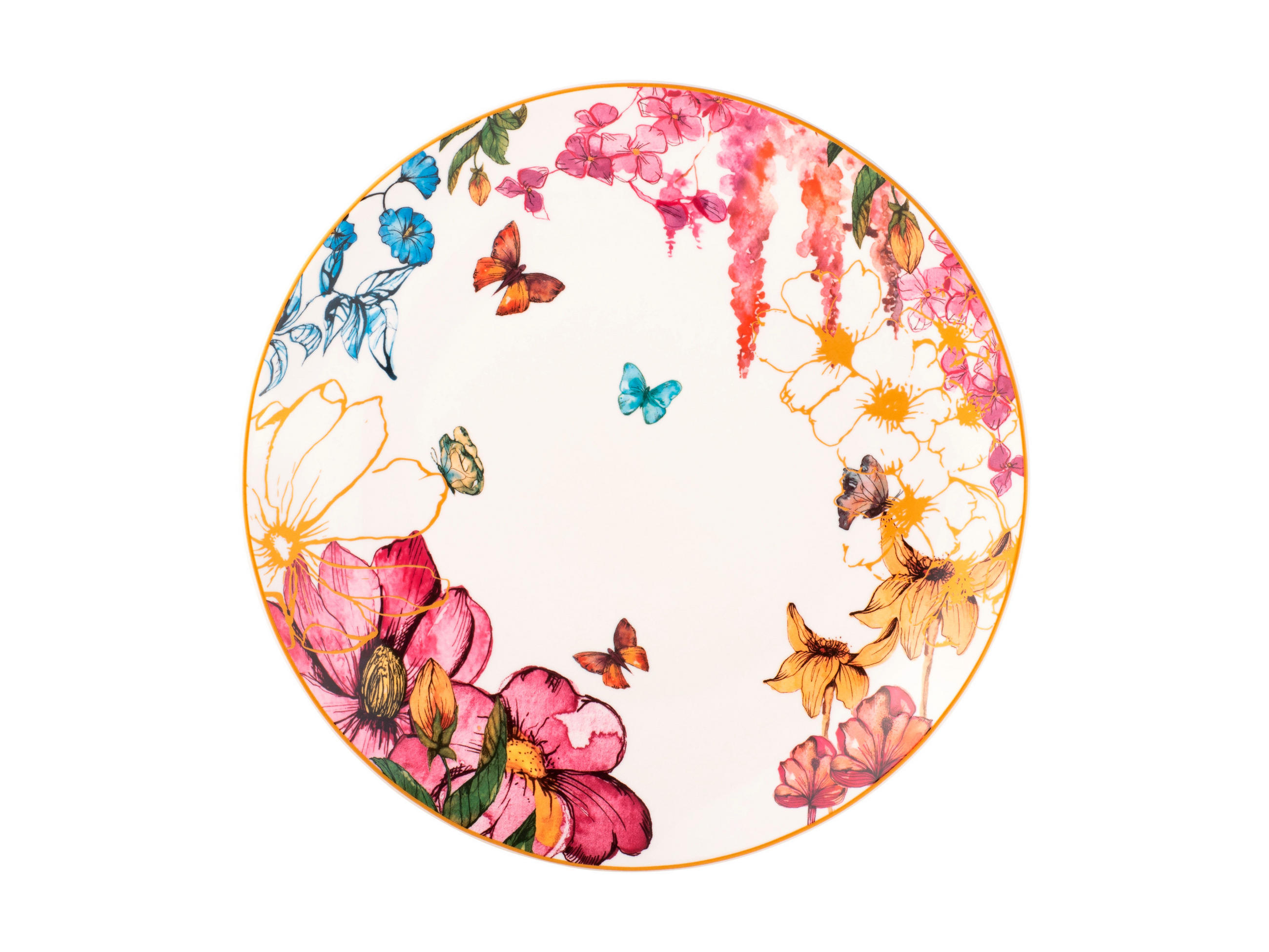 MĚLKÝ TALÍŘ porcelán keramika 27,5 cm - vícebarevná, Romantický / Rustikální, keramika (27,5cm) - Maxwell & Williams