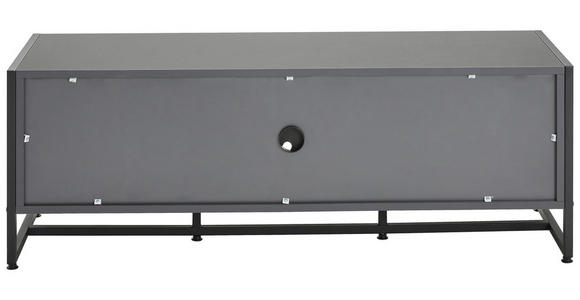 LOWBOARD  in 132/46/41 cm  - Anthrazit/Schwarz, MODERN, Holzwerkstoff/Metall (132/46/41cm) - Novel