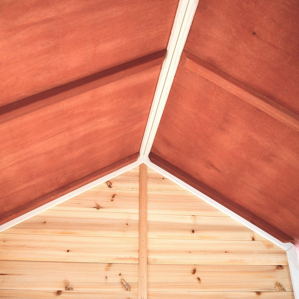 SPIELHAUS EXIT LOFT 300  - Rot/Naturfarben, KONVENTIONELL, Holz (369/190/215cm) - EXIT Toys