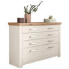 KOMMODE  in 129,3/94,6/44,2 cm  - Weiß/Eiche Artisan, Design, Holzwerkstoff/Metall (129,3/94,6/44,2cm) - SetOne by Musterring
