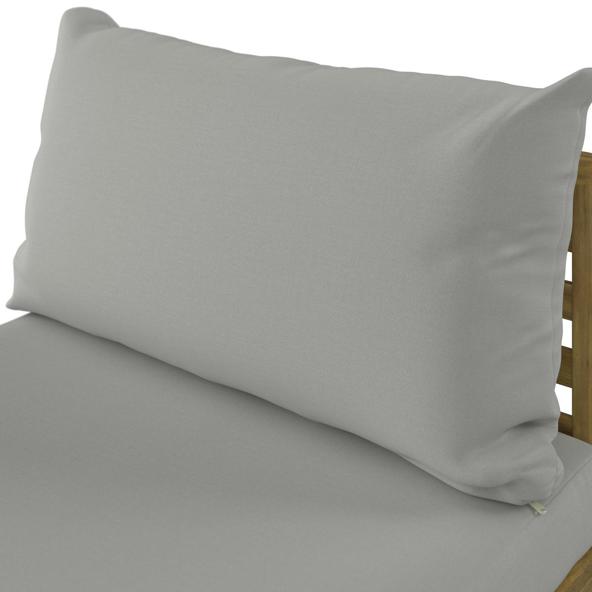 LOUNGE SREDNJI DIO  boje bagrema, sivo-bež   - boje bagrema/sivo-bež, Natur, drvo/tekstil (75/59/75cm) - Ambia Garden
