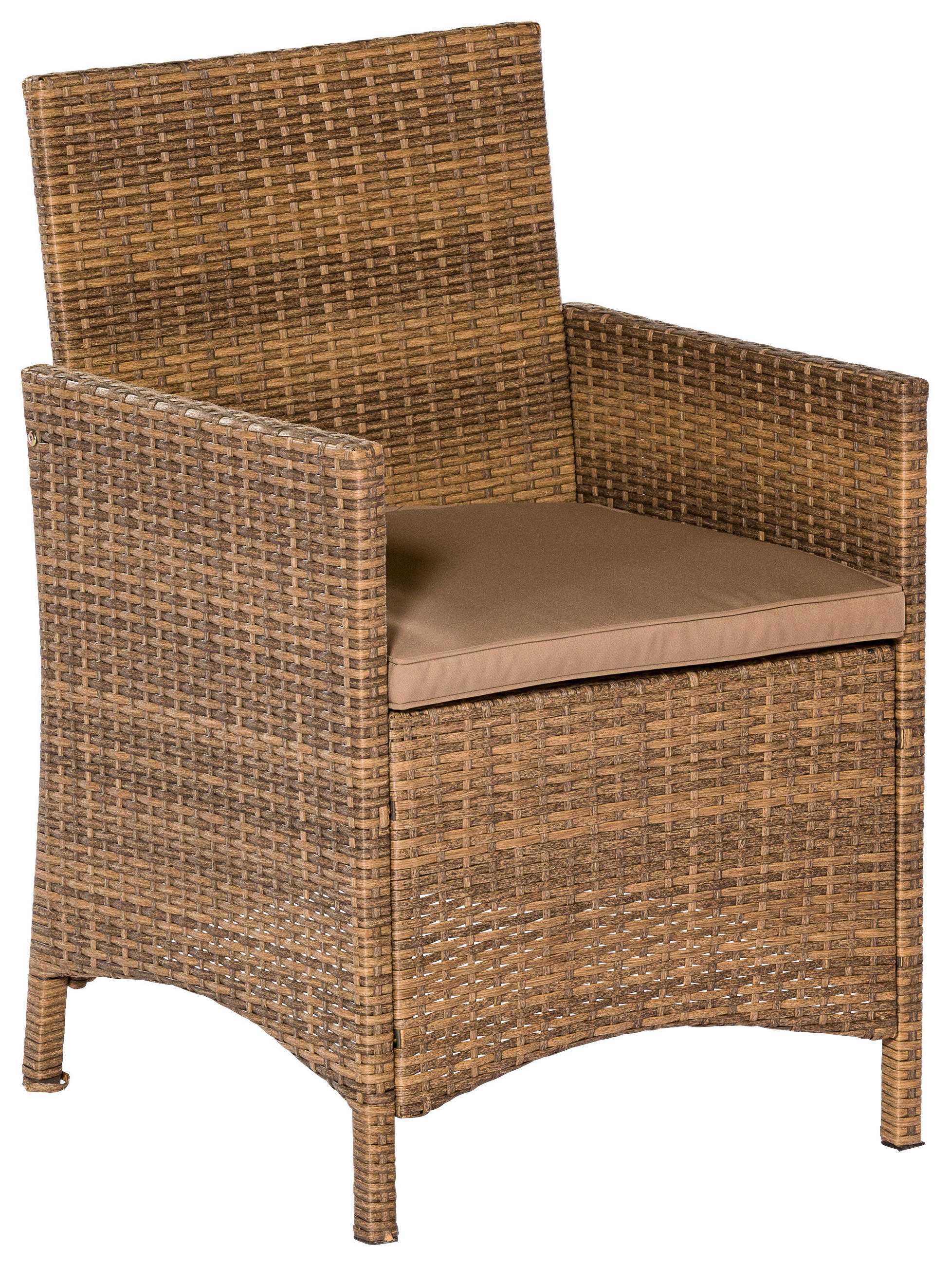 Gartensessel 2er-set Treviso Kunststoff/metall