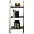 WANDREGAL - Schwarz/Braun, Design, Holzwerkstoff/Metall (35/84/23cm) - Ti`me WANDREGAL - Schwarz/Braun, Design, Holzwerkstoff/Metall (35/84/23cm) - Ti`me