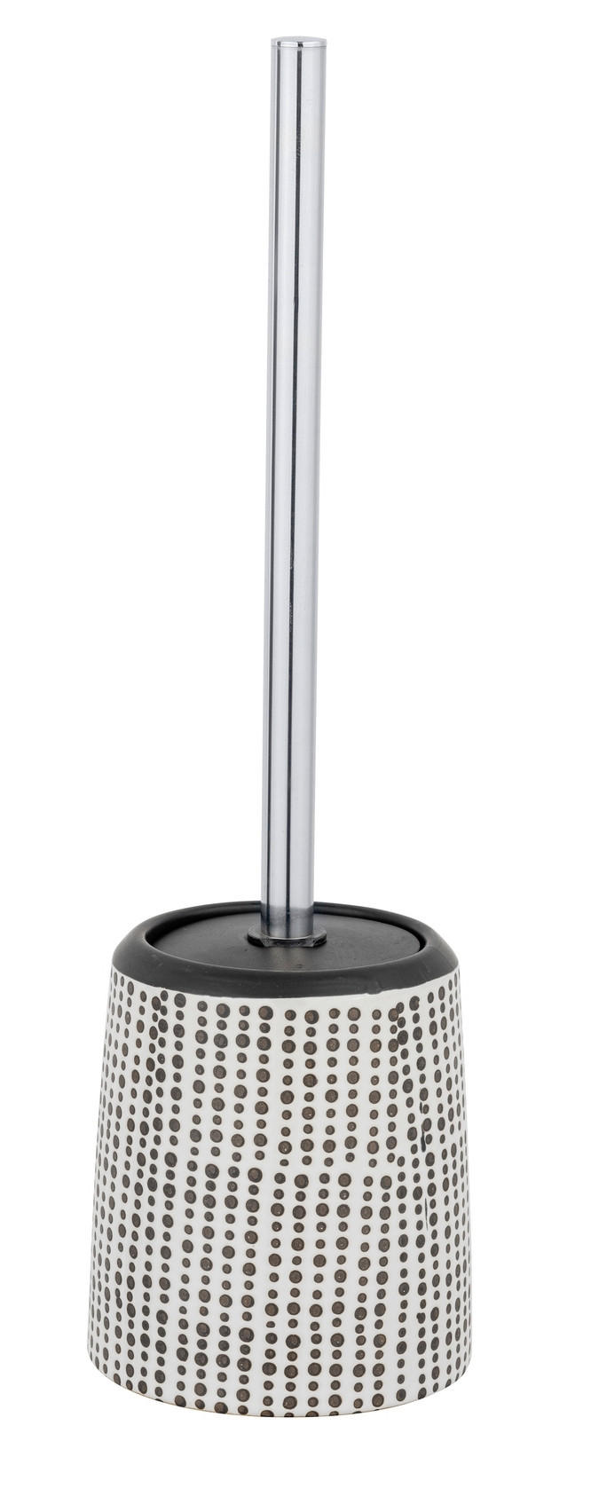WC-BÜRSTENGARNITUR - Schwarz/Weiß, KONVENTIONELL, Keramik/Kunststoff (11,5/39/11,5cm) - Schöner Wohnen