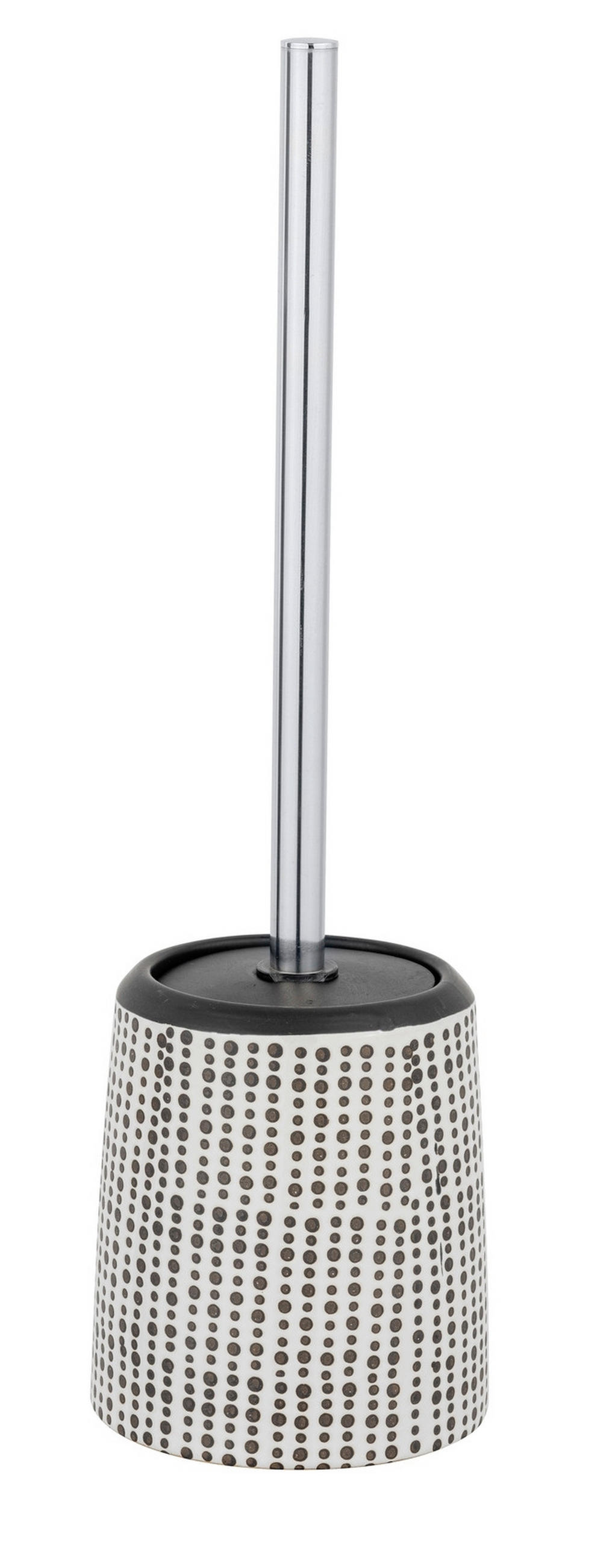 WC-BÜRSTENGARNITUR - Schwarz/Weiß, KONVENTIONELL, Keramik/Kunststoff (11,5/39/11,5cm) - Schöner Wohnen