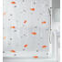 DUSCHVORHANG Orange, Transparent 180/200 cm - Transparent/Orange, Basics, Kunststoff (180/200cm) - SPIRELLA