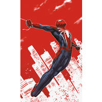 FOTOTAPETE SPIDER-MAN RED SWING  - Rot, Design, Textil (150/250cm) - Marvel
