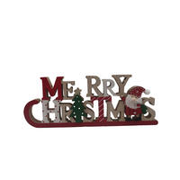 DEKOSCHLITTEN - Ecru/Rot, LIFESTYLE, Holzwerkstoff/Textil (30,5/2/11,5cm) - X-Mas