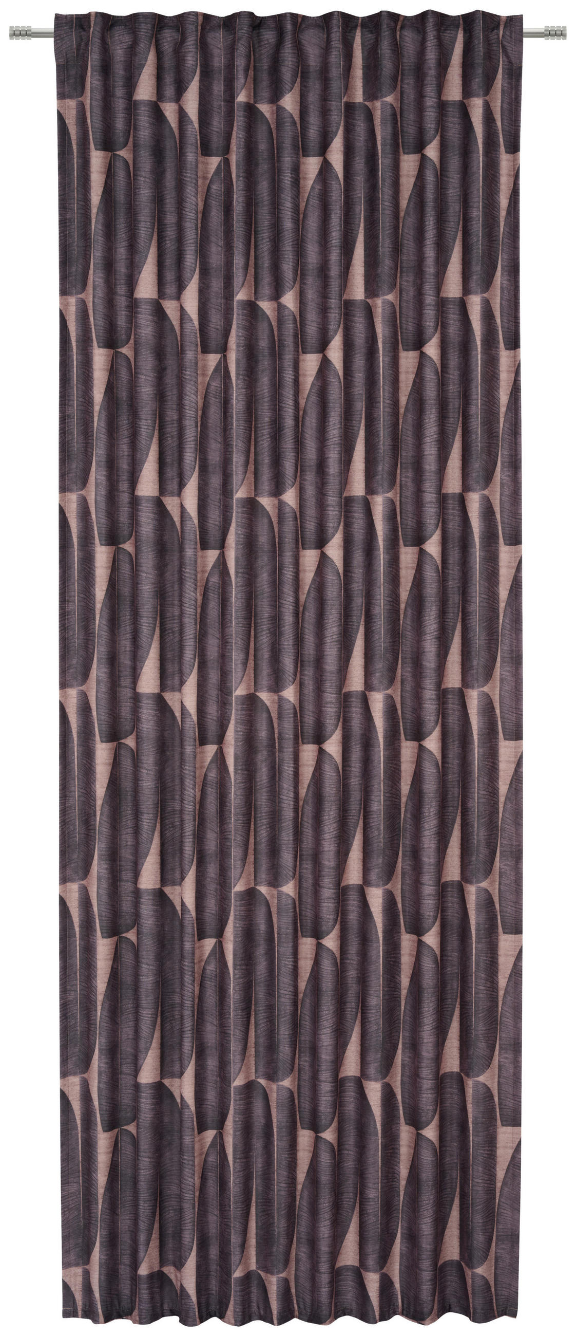 FERTIGVORHANG  blickdicht  140/245 cm   - Dunkelrot, Design, Textil (140/245cm) - Ambiente