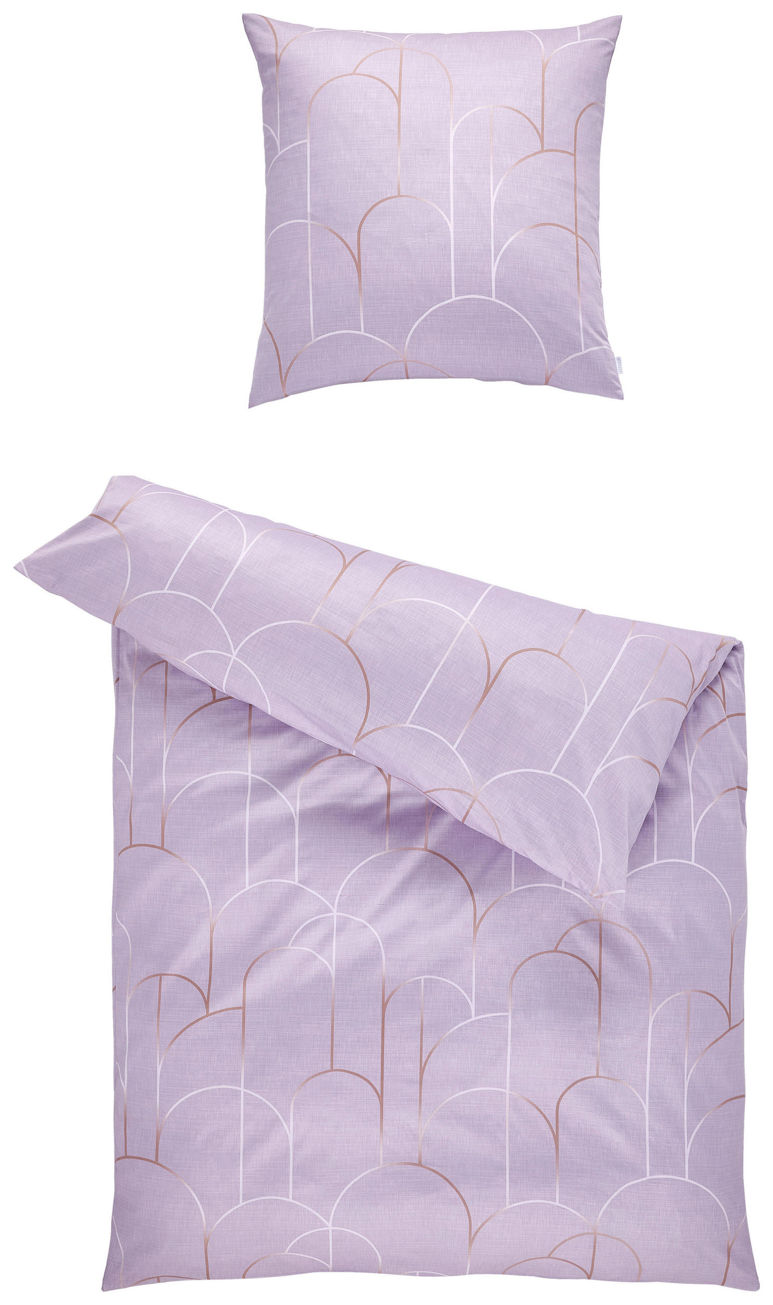 BETTWÄSCHE ATELIER Makosatin 135/200 cm  - Mauve, Design, Textil (135/200cm) - Estella