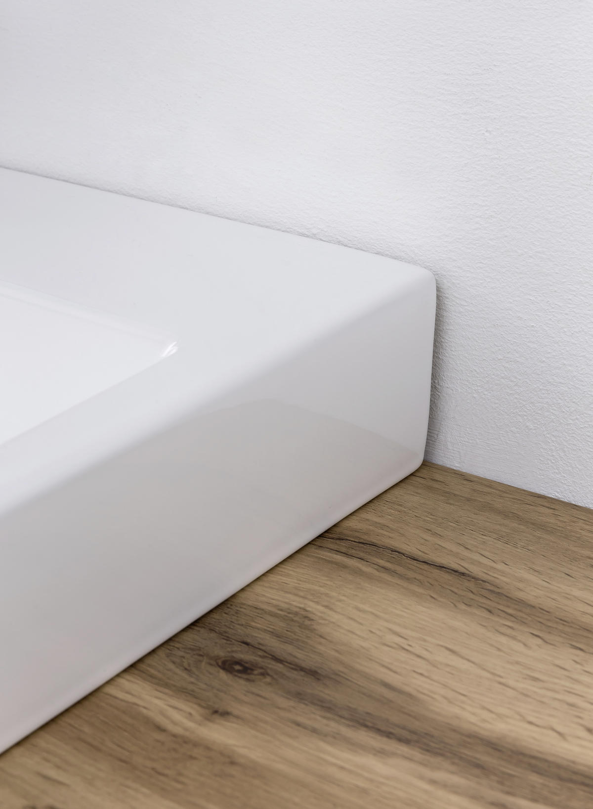 BADEZIMMER  in 100 cm  - Eiche Wotan/Weiß, MODERN, Keramik/Holzwerkstoff (100cm) - Held