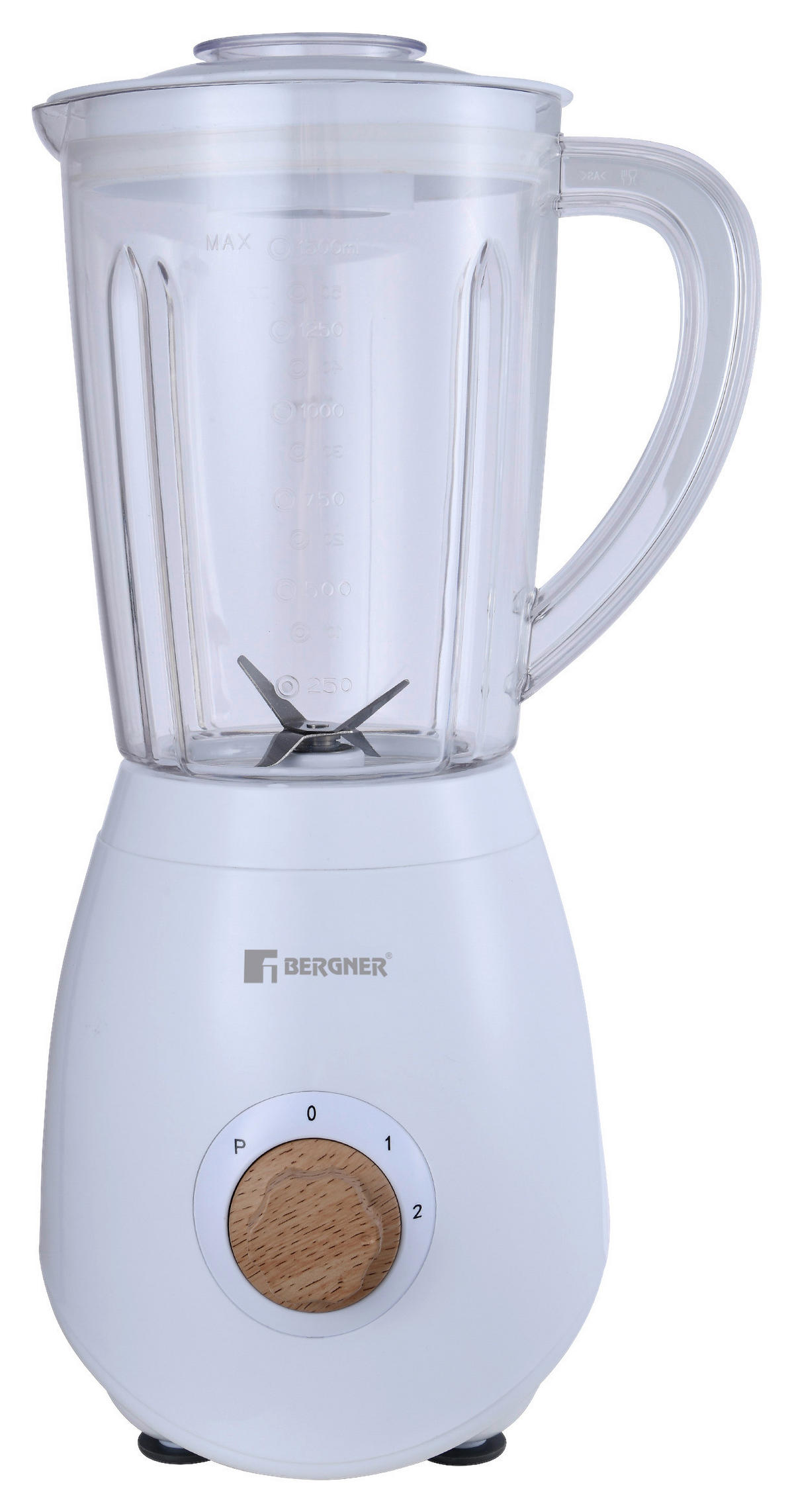 STANDMIXER  - Weiß, Basics, Kunststoff/Metall (38/16/18,5cm)
