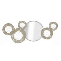 DEKORACE NA ZEĎ 106/48/3.80 cm  - Basics, kov/kompozitní dřevo (106/48/3.80cm)