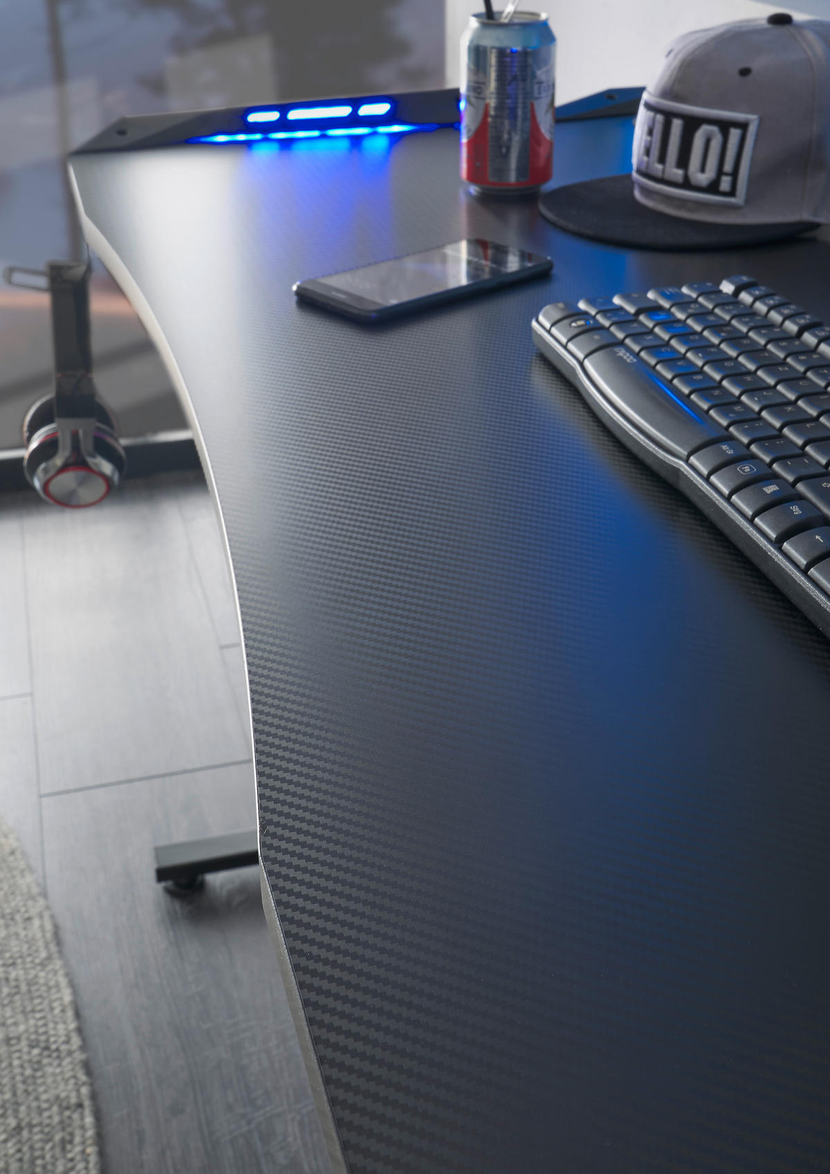 GAMER ASZTAL 119/78/60 cm  - Design, műanyag (119/78/60cm) - Carryhome