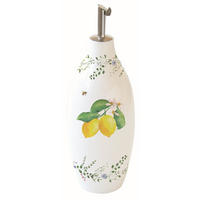 STEKLENICA ZA KIS/OLJE     8/8/23 cm         - rumena/zelena, Basics, keramika (8/8/23cm)