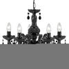 HÄNGLAMPA I KRISTALL Marie Therese 48/120 cm  - svart, Trend, metall/glas (48/120cm)