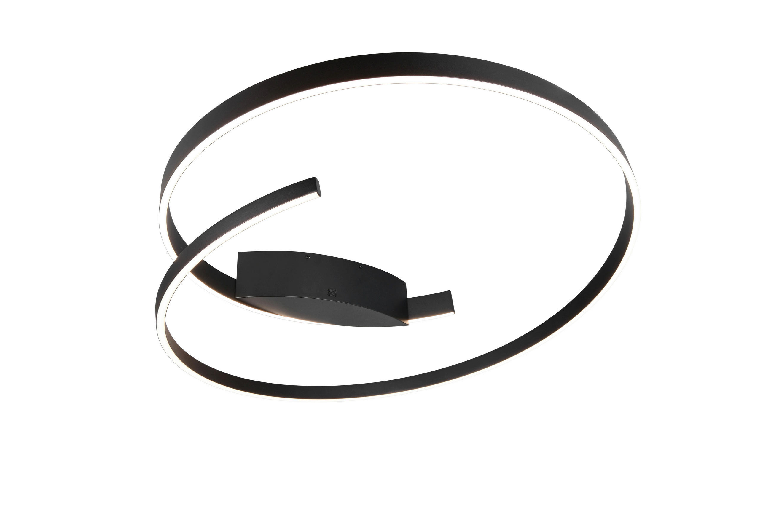 LED-DECKENLEUCHTE 75,5/25,5 cm    - Schwarz, Design, Metall (75,5/25,5cm) - Cinque