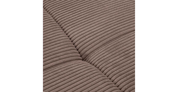 WOHNLANDSCHAFT  in Cord Braun  - Chromfarben/Braun, KONVENTIONELL, Kunststoff/Textil (180/376/180cm) - Carryhome