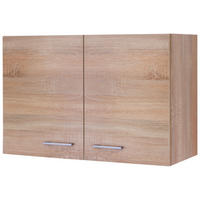 KÜCHENOBERSCHRANK 80/54,8/32 cm  in Weiß, Sonoma Eiche  - Alufarben/Weiß, KONVENTIONELL, Holzwerkstoff/Kunststoff (80/54,8/32cm) - FlexWell