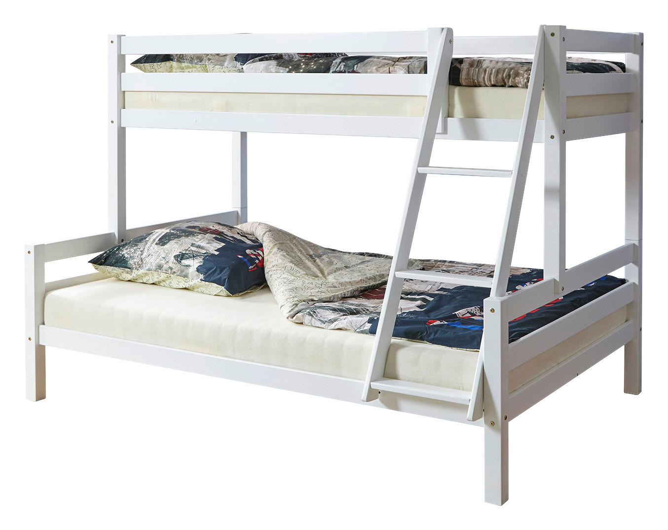 ETAGENBETT - Weiß, MODERN, Holz (140/200cm) - MID.YOU