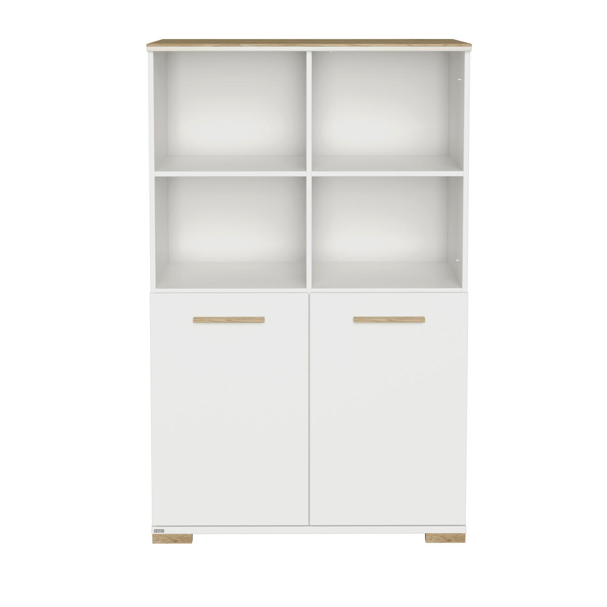 BABYREGAL Weiß, Eichefarben  - Eichefarben/Weiß, Basics, Holzwerkstoff/Kunststoff (94,80/150,50/39,60cm) - Paidi