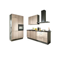 ECKKÜCHE XO 10 120/220 cm  in Graphitfarben, Schwarz, Tannenholzfarben  - Chromfarben/Tannenholzfarben, Design, Holzwerkstoff/Metall (120/220cm) - Xora