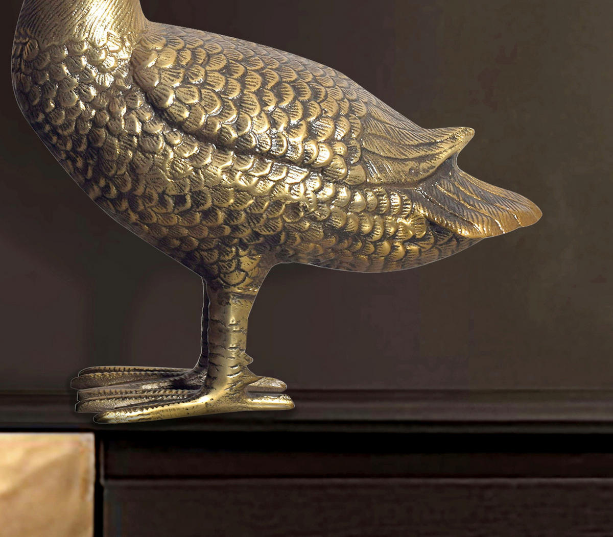 DEKOTIER - Goldfarben, Design, Metall (46/42/19cm) - Livetastic