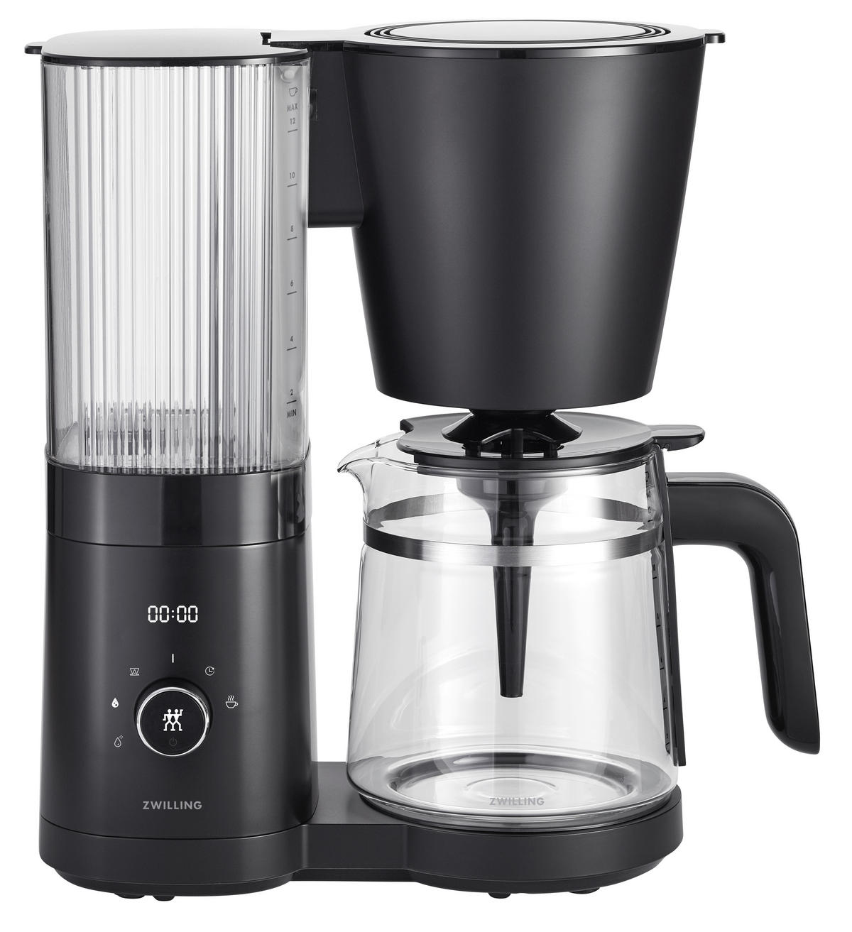 FILTERKAFFEEMASCHINE ZWILLING ENFINIGY BLACK  - Schwarz, Basics, Glas/Kunststoff - Zwilling