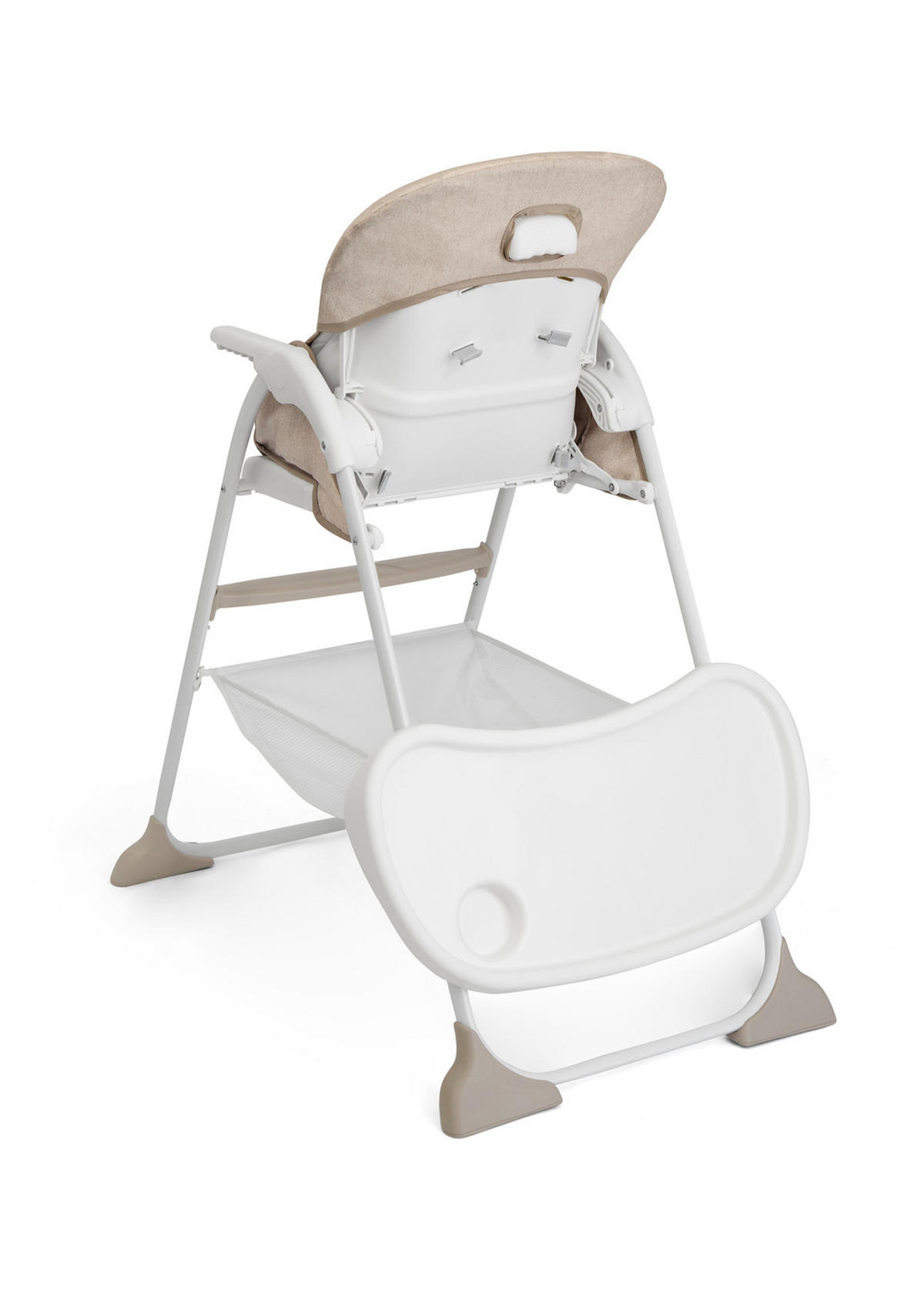 HOCHSTUHL Mimzy Snacker Weiß, Taupe Taupe  - Taupe/Weiß, Basics, Kunststoff (52/105/88cm) - Joie
