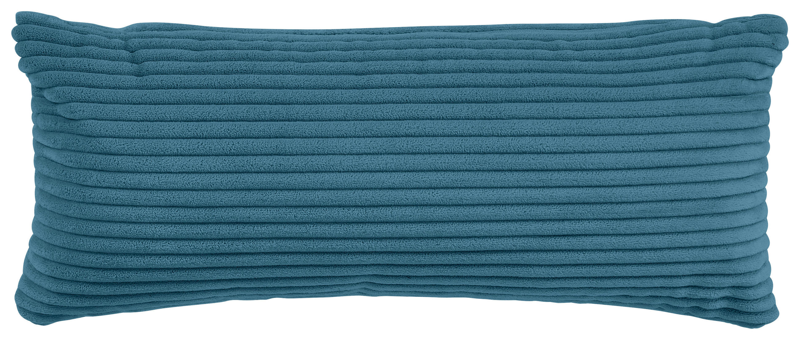 ECKSOFA in Cord Hellblau  303/196 cm  - Schwarz/Hellblau, Design, Kunststoff/Textil (303/196cm) - Livetastic
