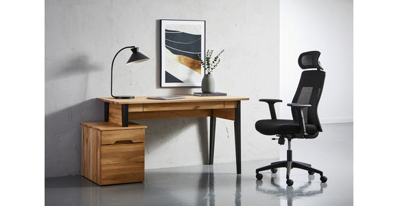 SCHREIBTISCH 156,7/65/74,2 cm in Eichefarben - Wildeiche/Eichefarben, MODERN, Holz/Holzwerkstoff (156,7/65/74,2cm) - Linea Natura