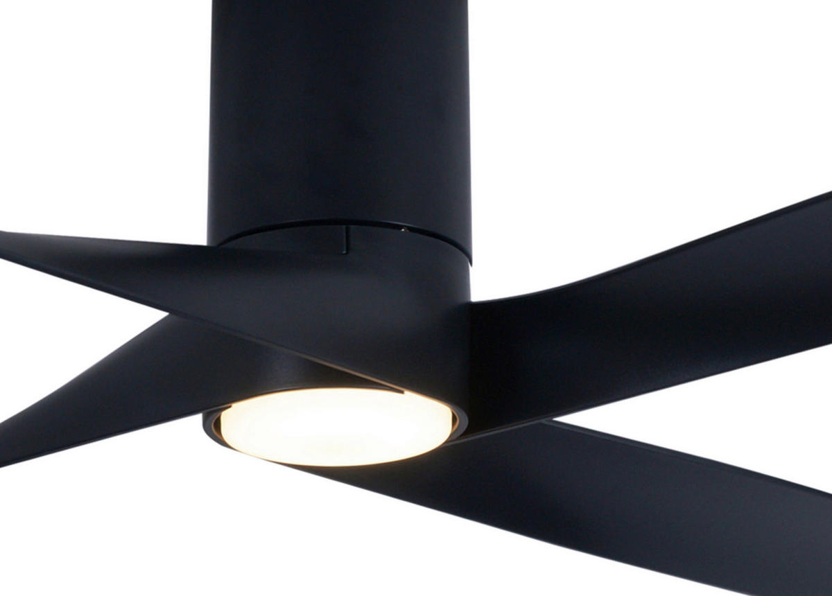 DECKENVENTILATOR 132 cm  - Schwarz, Trend, Kunststoff (132cm) - P & B