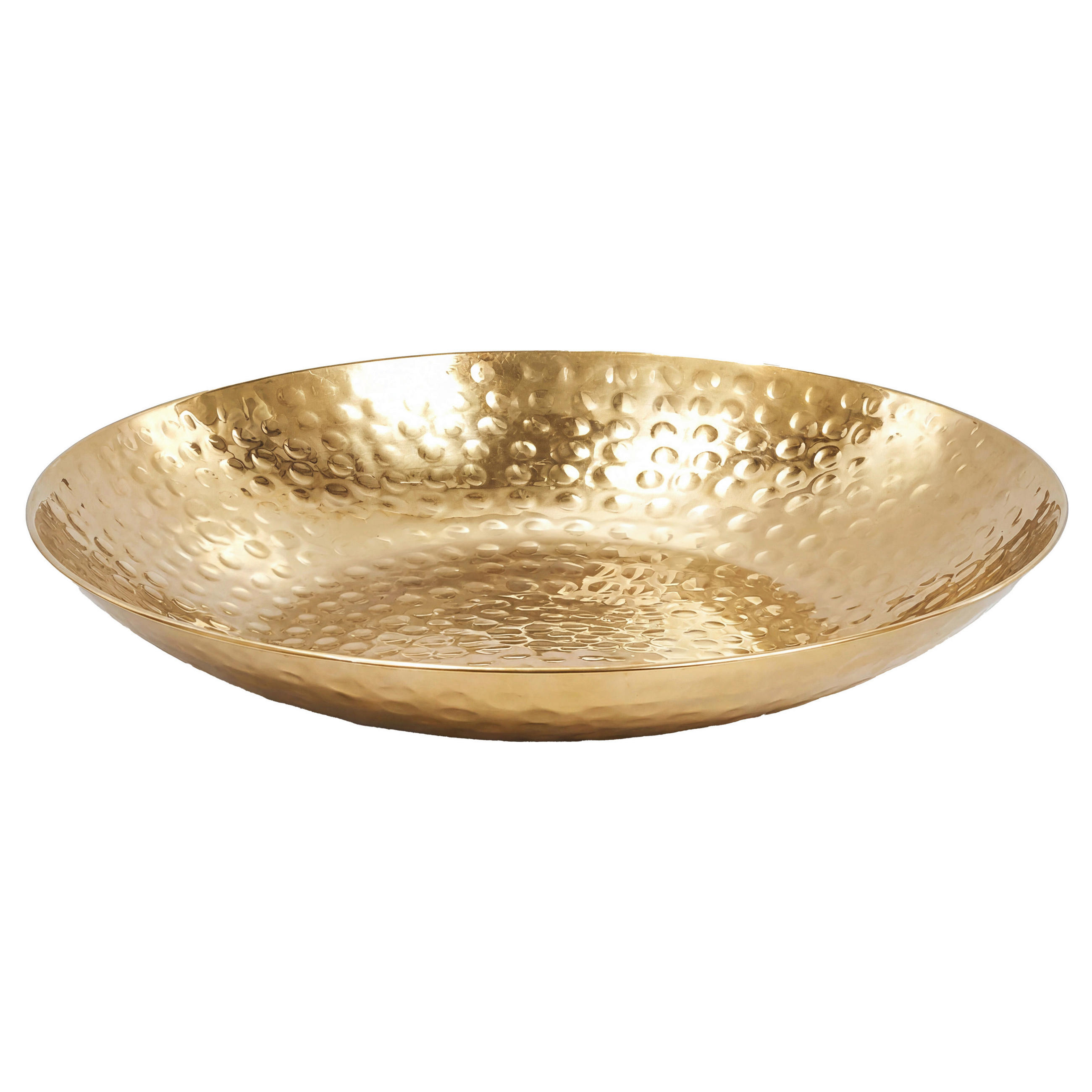Livetastic Obstschale Gold 36x7x36 cm