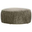 HOCKER Chenille Taupe  - Taupe/Schwarz, Design, Kunststoff/Textil (75/38/75cm) - Landscape