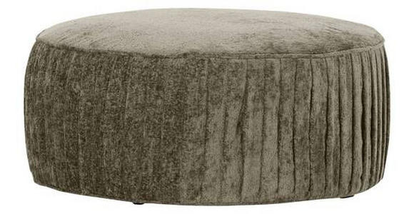 HOCKER Chenille Taupe  - Taupe/Schwarz, Design, Kunststoff/Textil (75/38/75cm) - Landscape