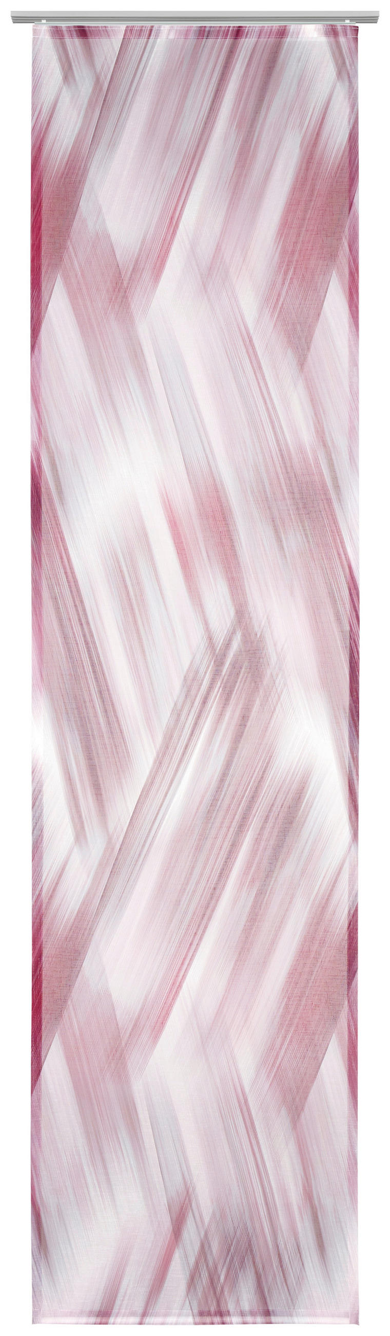 FLÄCHENVORHANG   halbtransparent   60/245 cm  - Rot, Design, Textil (60/245cm) - Novel
