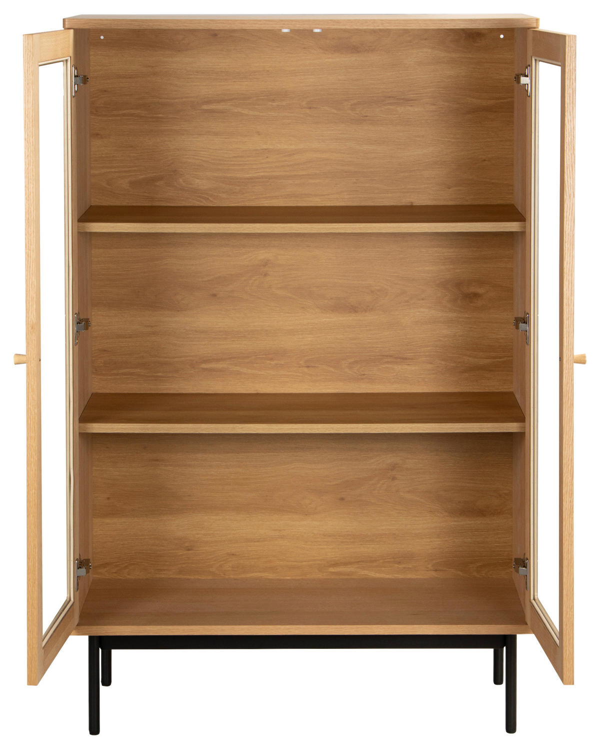 HIGHBOARD  in 90/140/40 cm  - Klar/Schwarz, Design, Glas/Holz (90/140/40cm) - MID.YOU
