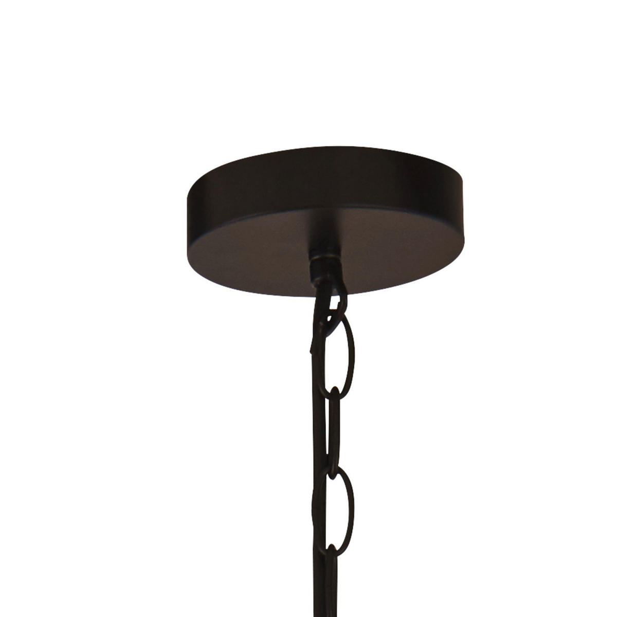 HÄNGELEUCHTE Discus 47/135 cm   - Goldfarben/Schwarz, Design, Metall (47/135cm) - Searchlight